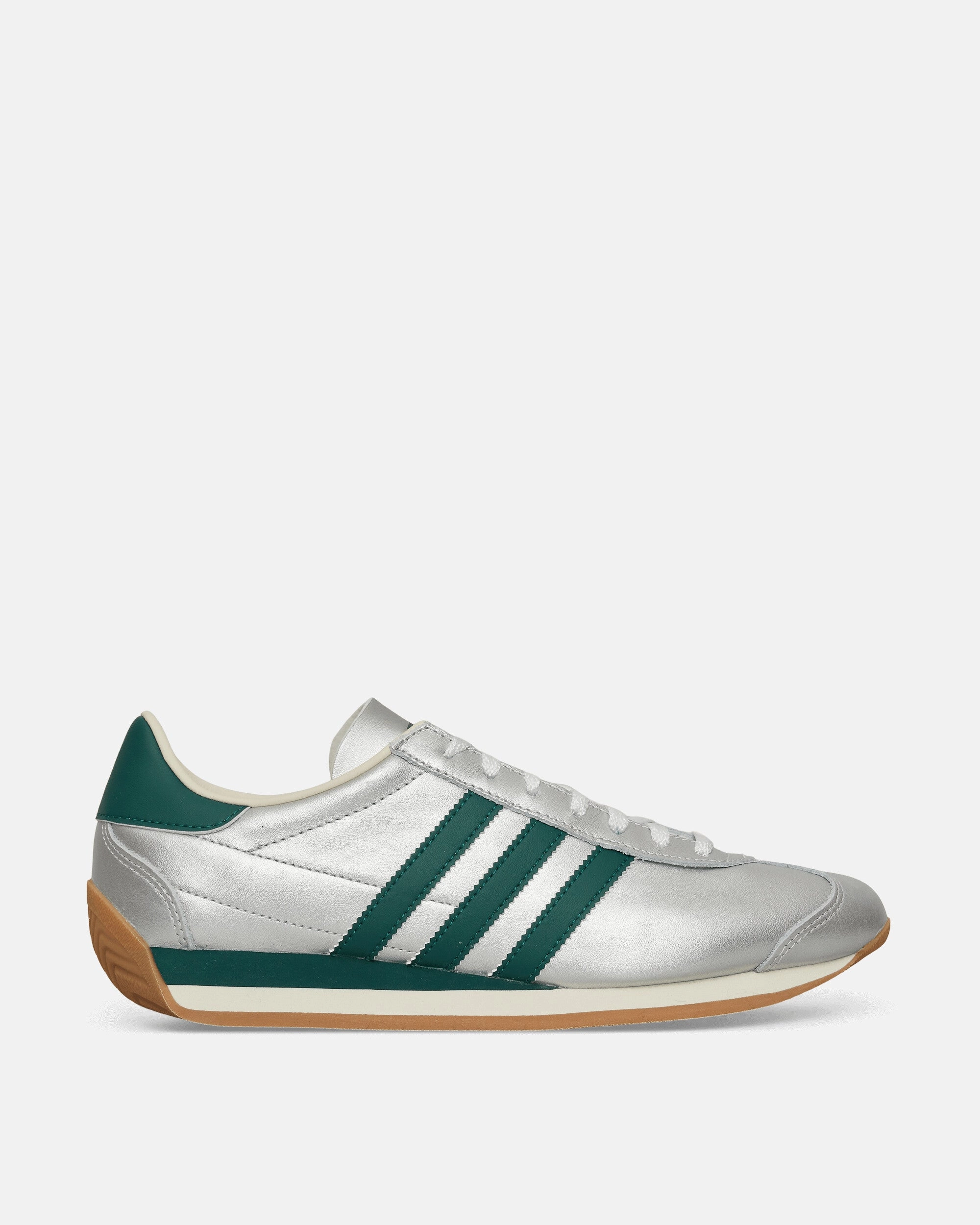 Women's Country OG Sneakers Silver Metallic / Collegiate Green Recycled Fiber Upper