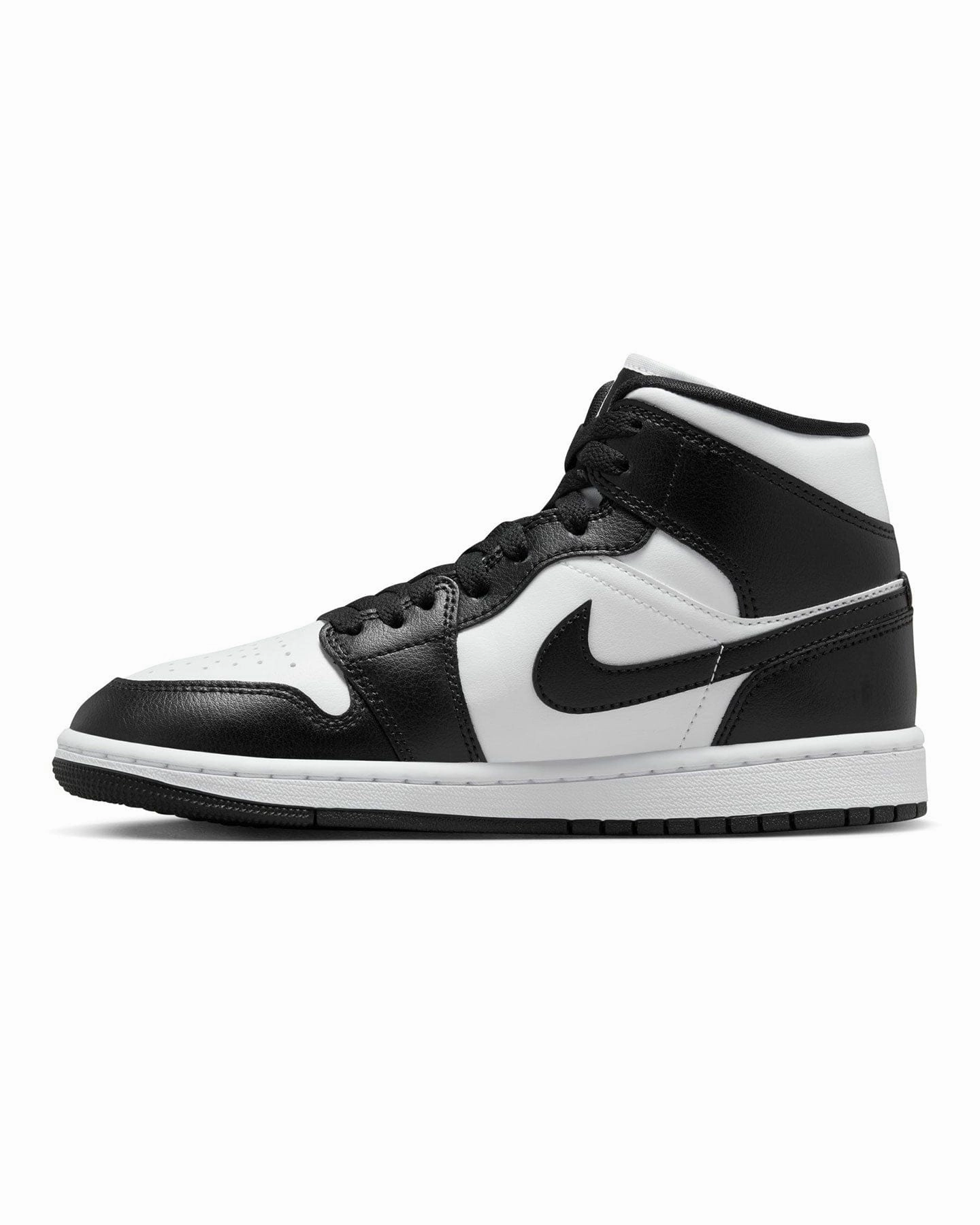 No Tie Neutral Choice Women's Jordan 1 Mid - White / Black - White