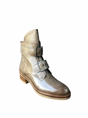 Feather Light Morning Walk Women's Justina Boot In New Gold