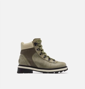 Women's Lennox Hiker Stkd Boots In Stone Green, Laurel Leaf Reinforced Form Adventure Seeker Premium Comfort