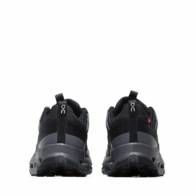 Women's On Cloudhorizon WP - Black/Eclipse elastic - lace shoes