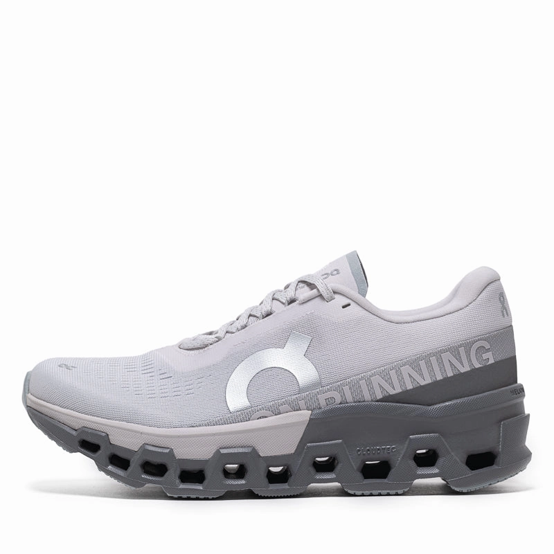 Women's On Cloudmonster 2 - Frost/Rock CushionedInsole forest running shoes