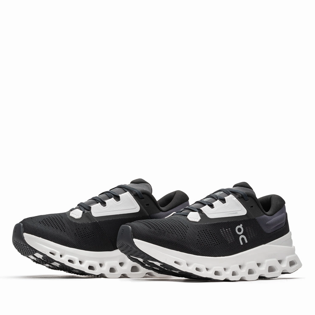 Women's On Cloudstratus 3 - Black/Frost Soft Sole