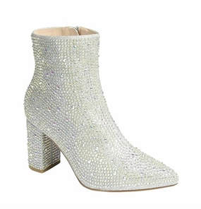 Functional Fit Women's Party Time Booties In Silver