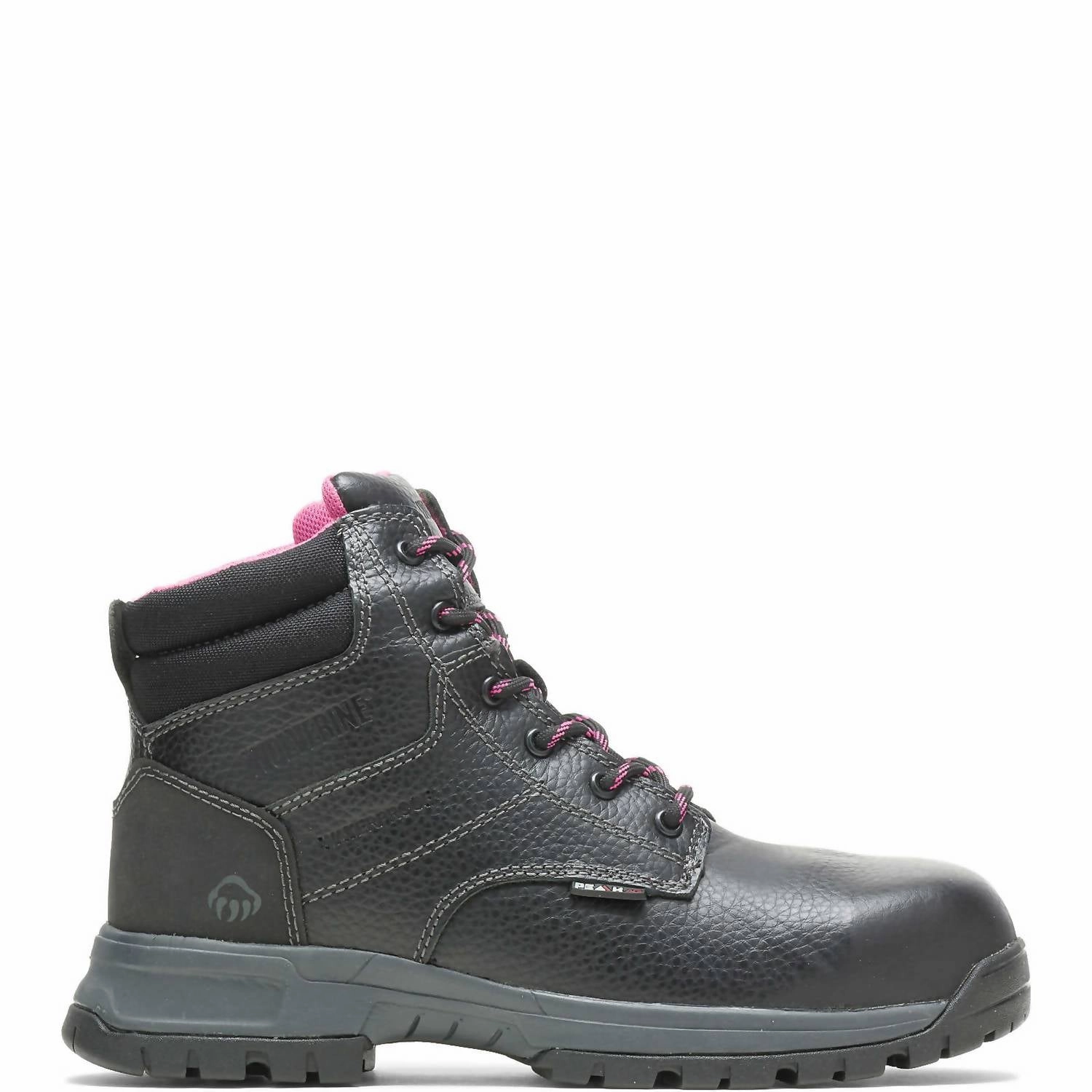 Waterproof River Crossing Women's Piper Waterproof Composite-Toe 6" Work Boot In Black