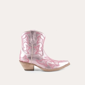 Women's Regina Leather Cowgirl Boots In Ballet Hybrid style