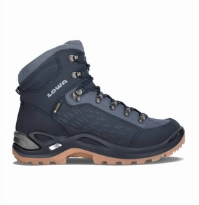 Women's Renegade Warm Gtx Mid Shoes In Navy Quick Drying Cold Climate