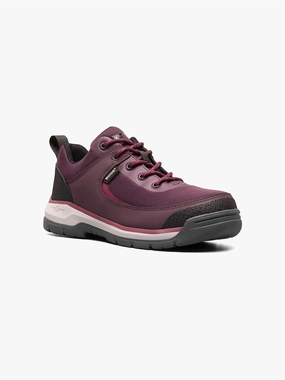Smooth Design Durable Shell Backcountry Camper Women's Shale Low Composite Toe Esd Boots In Plum Multi