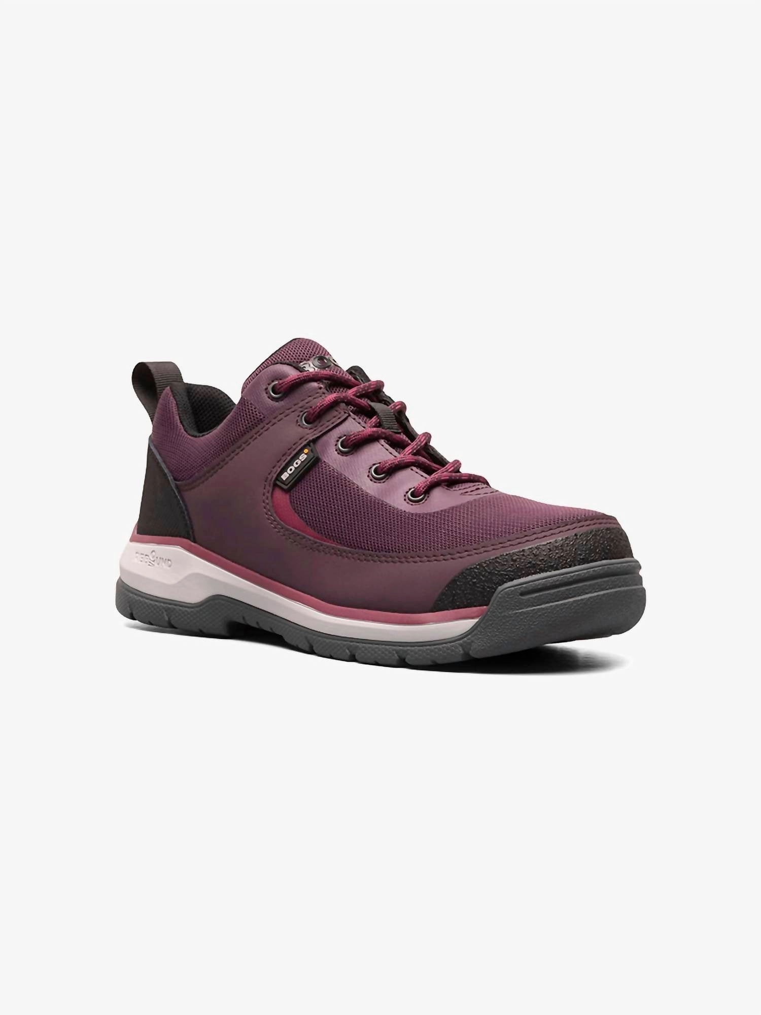 Women's Shale Low Composite Toe Esd Boots In Plum Multi High Traction Rain Safe