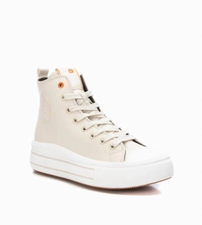 Women's Sneakers Boots In Beige Seamless Comfort Night Travel