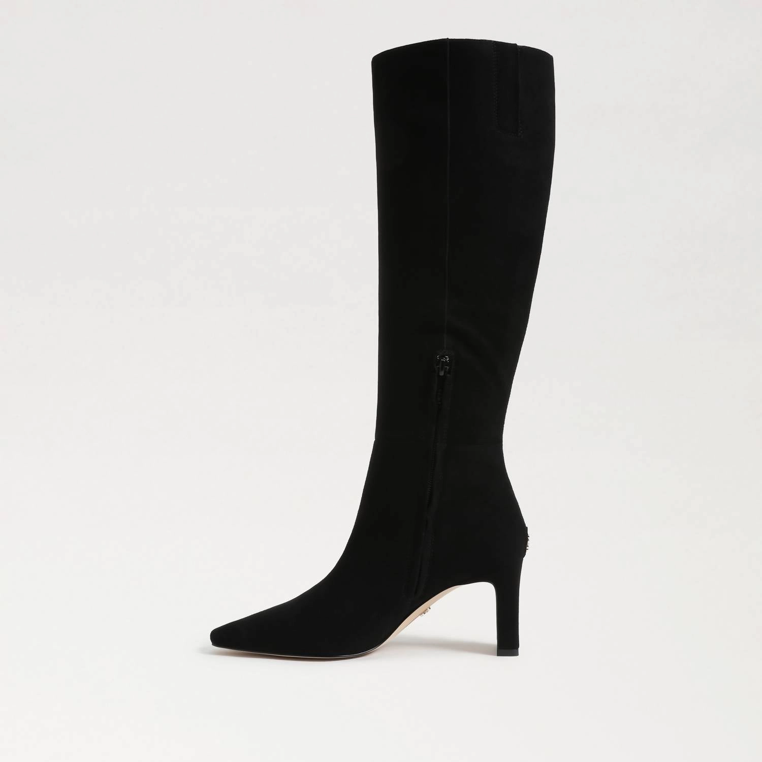 Women's Sylvia Knee High Boot In Black Suede Trail Mode