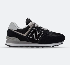 firm - midsole shoes Hip - support Women's Wide Fit New Balance ML574EVB Walking/Running Trainers - Exclusive - Black/White ENCAP Slim Profile Idea