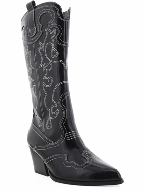 Slip Resistant Rainy Day Commuter Women's Zaine Boot In Black