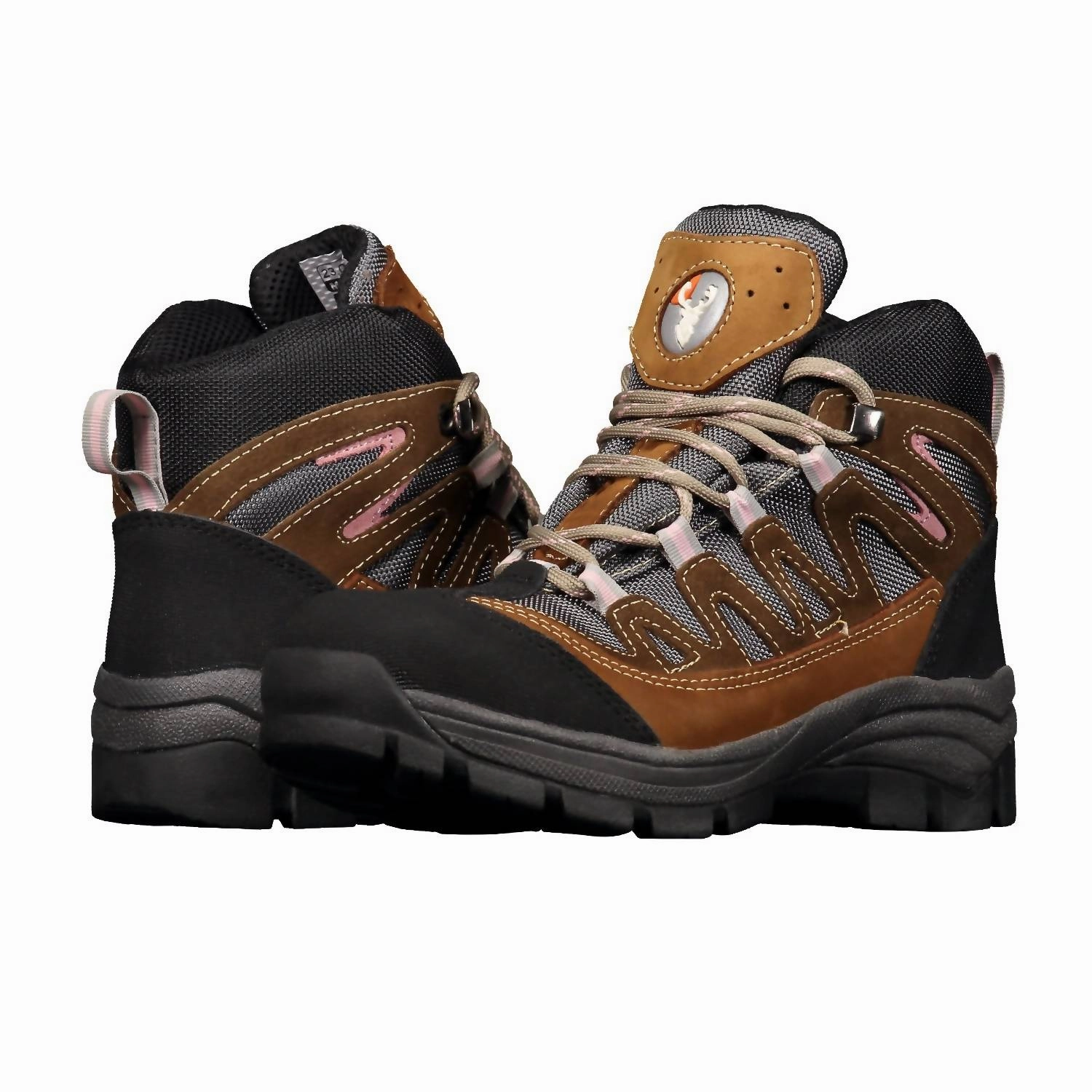 Women Steel Toe Work Boots In Brown Stable Support Adventure Journey