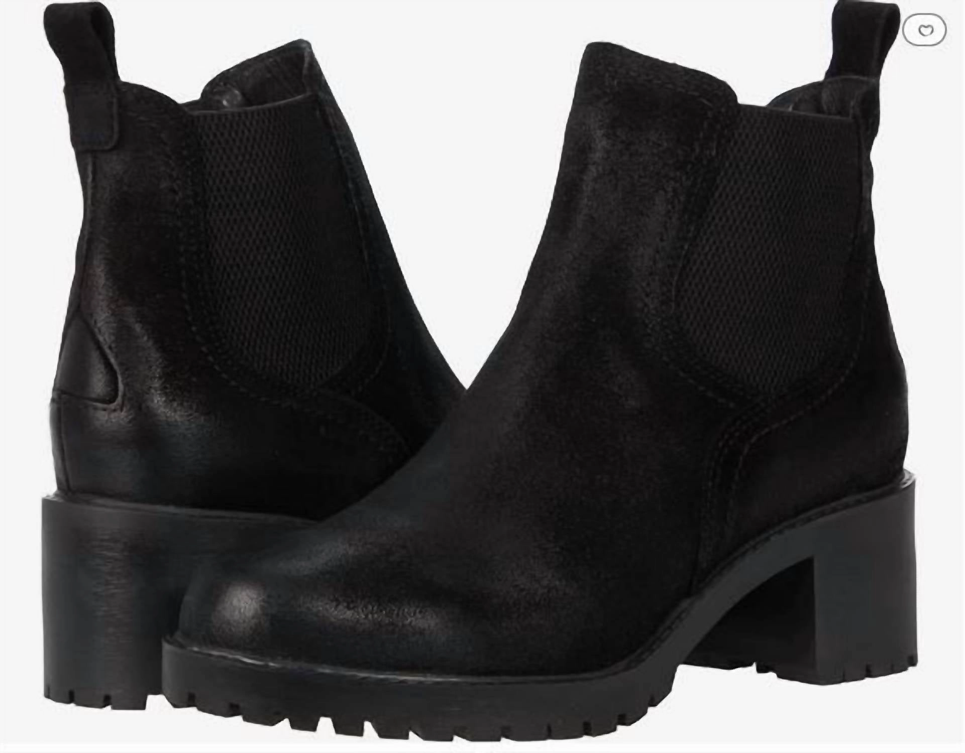 Women Trento Waterproof Chelsea Boot In Black Reinforced Form Weekend Wanderer