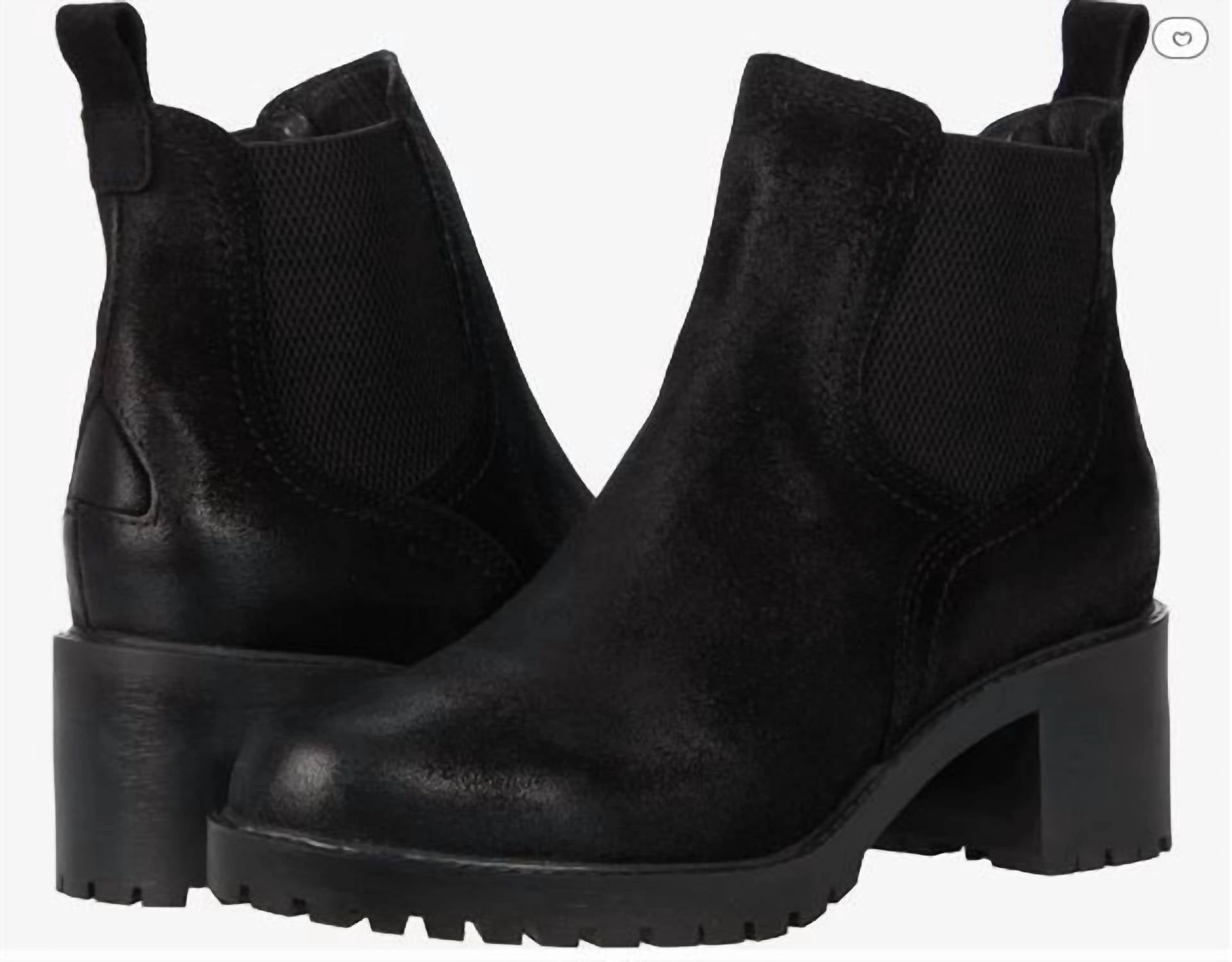 Women Trento Waterproof Chelsea Boot In Black Temperature Regulating High Traction Stylish Explorer