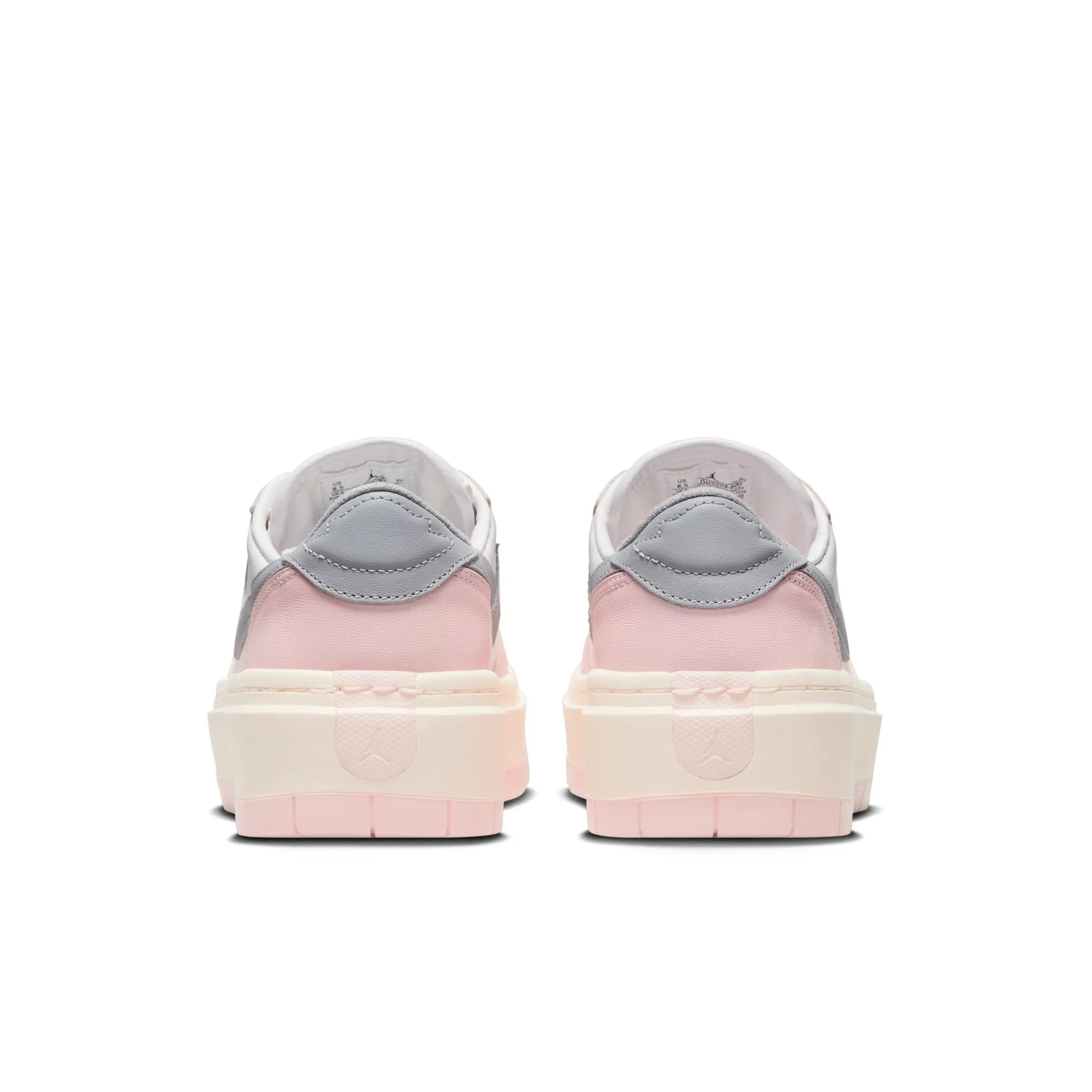 Womens Air Jordan 1 Elevate Low 'White/Guava Ice' Non Slip Inner Sock Long Day