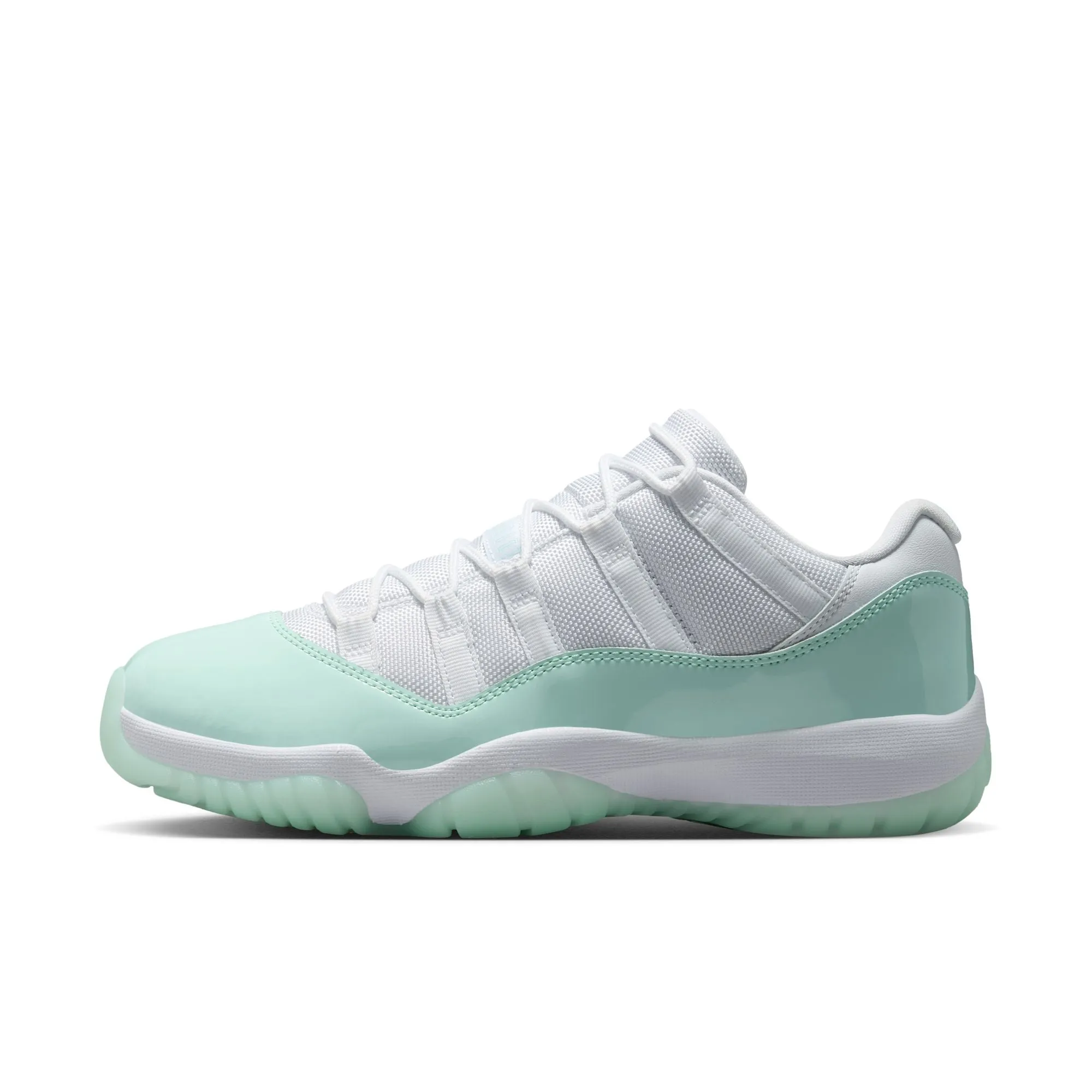 Simple Choice Padded Tongue Design Womens Air Jordan 11 Retro Low 'White Igloo'