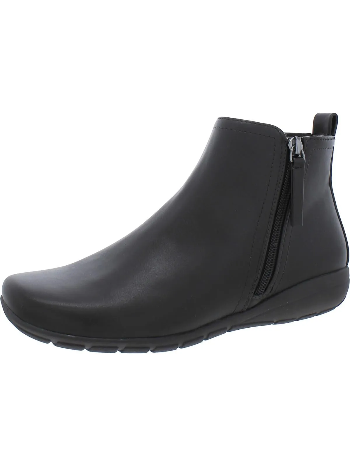 Womens Faux Leather Ankle Booties Reliable Fit Tough Terrain