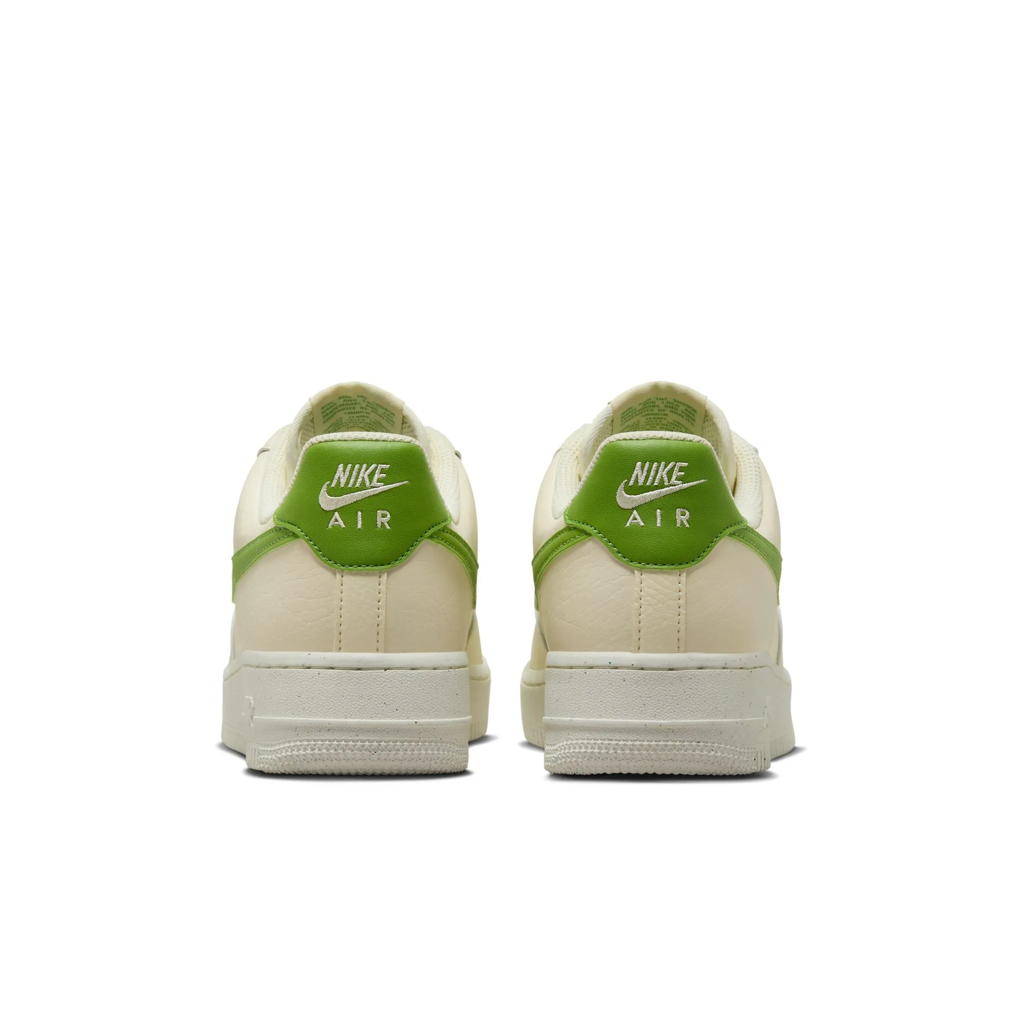 Comfortable to wear Dynamic Traction Outsoles Womens Nike Air Force 1 '07 Next Nature 'Coconut/Green'