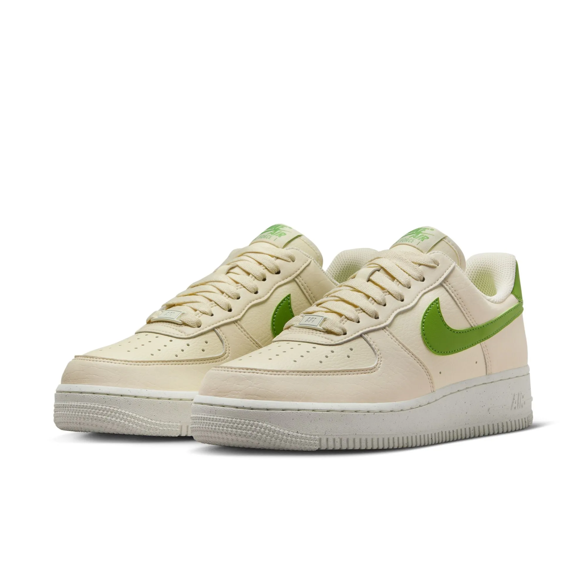 Womens Nike Air Force 1 '07 Next Nature 'Coconut/Green' Water resistant coating simple design