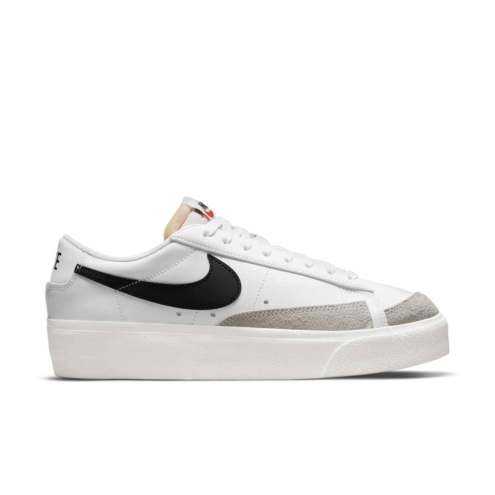 Womens Nike Blazer Low Platform 'White/Black' Back Cushion