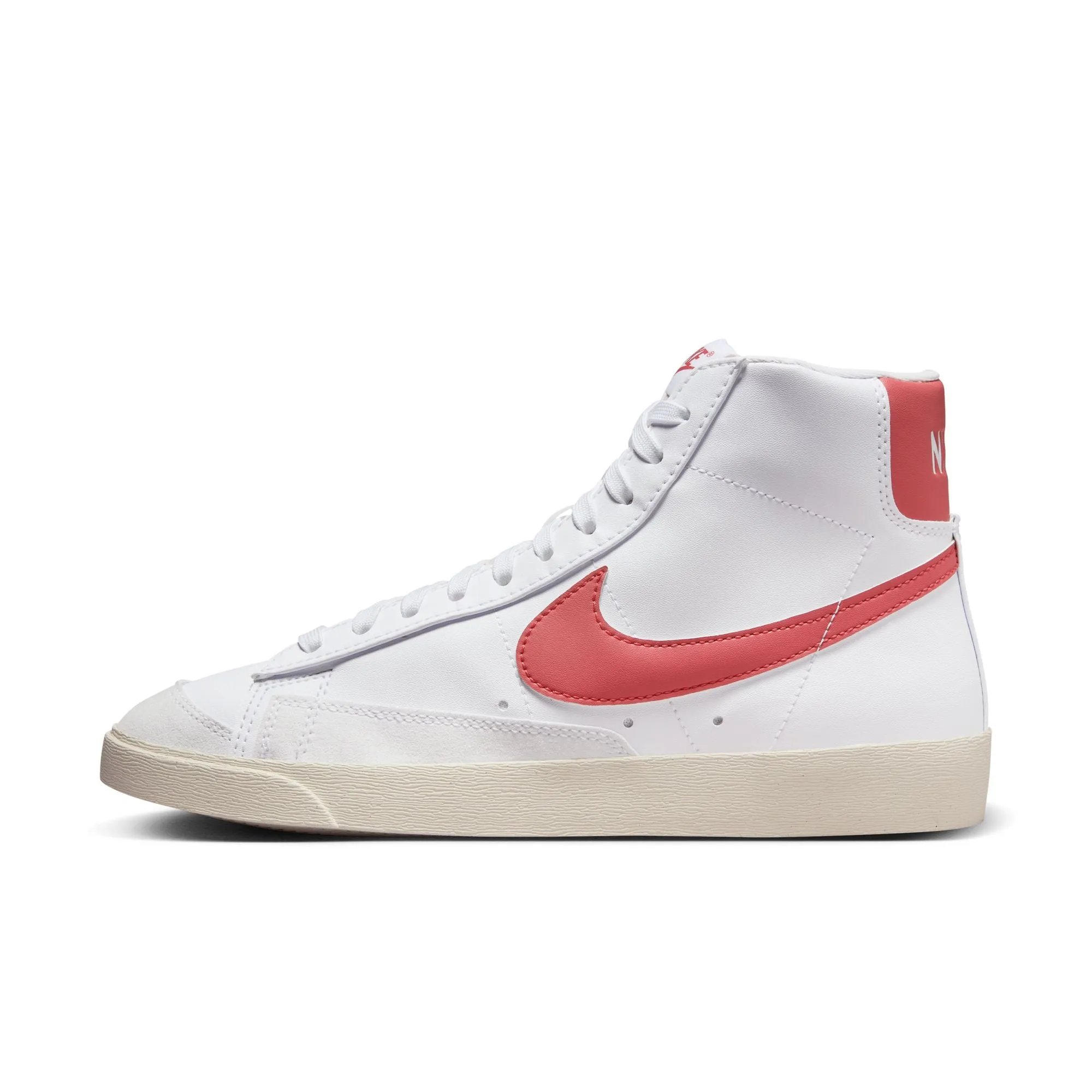 Simple Form Womens Nike Blazer Mid '77 'White/Adobe Red'