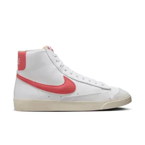 Womens Nike Blazer Mid '77 'White/Adobe Red' Neutral Stance Support Low Top Style