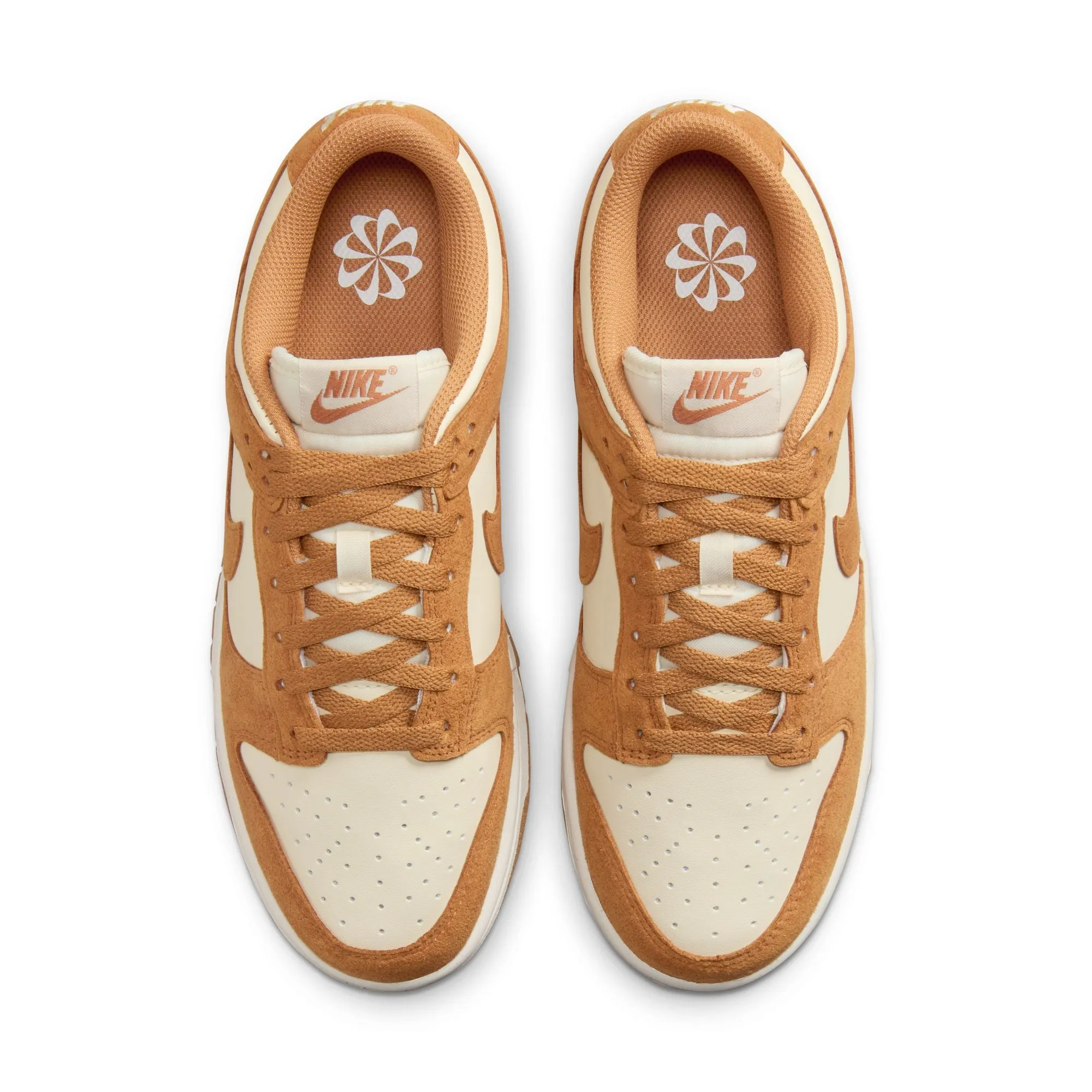 Womens Nike Dunk Low 'Next Nature Flax' Thermoplastic Stability Frame Training Flex
