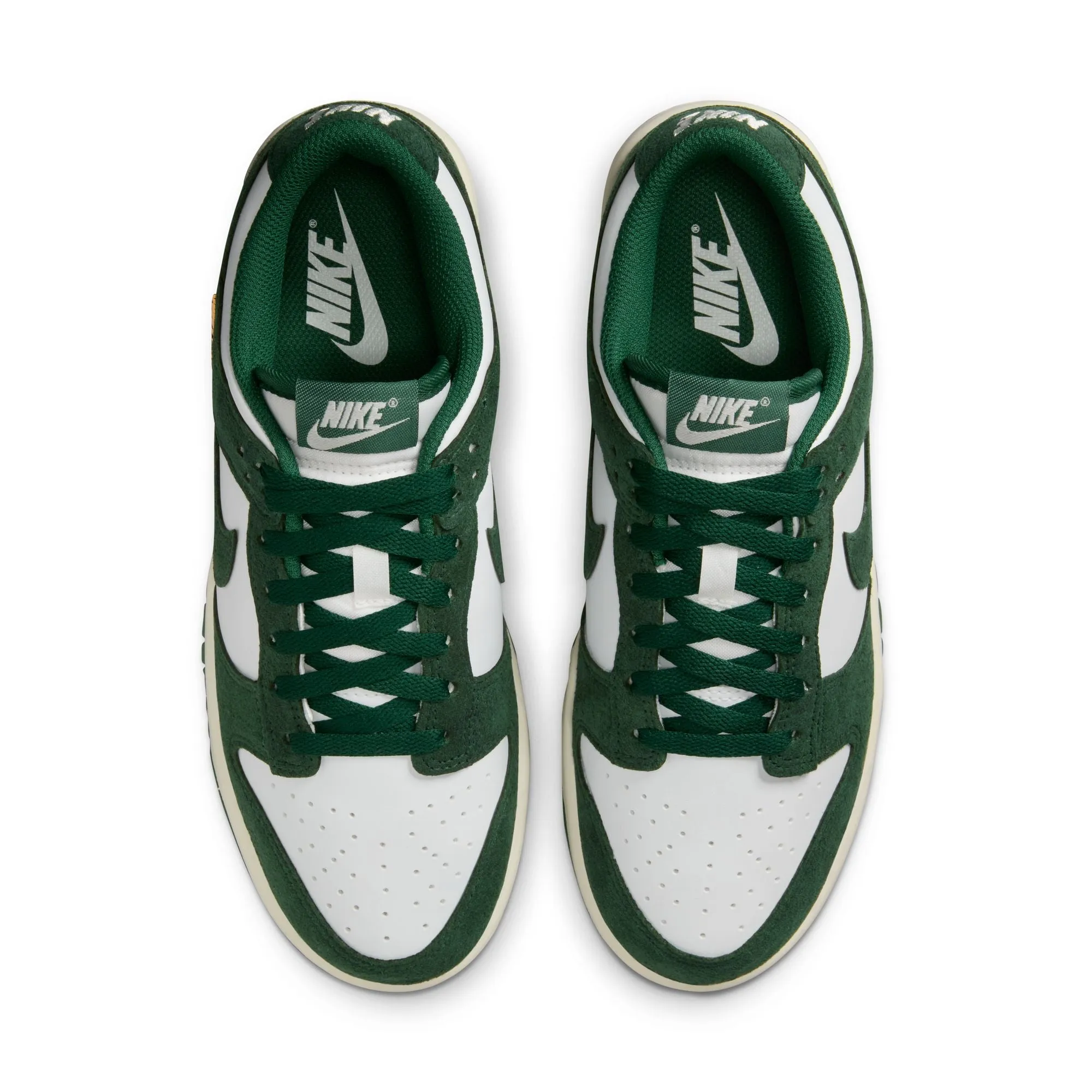Womens Nike Dunk Low 'Summit White/Gorge Green' Maximum Support
