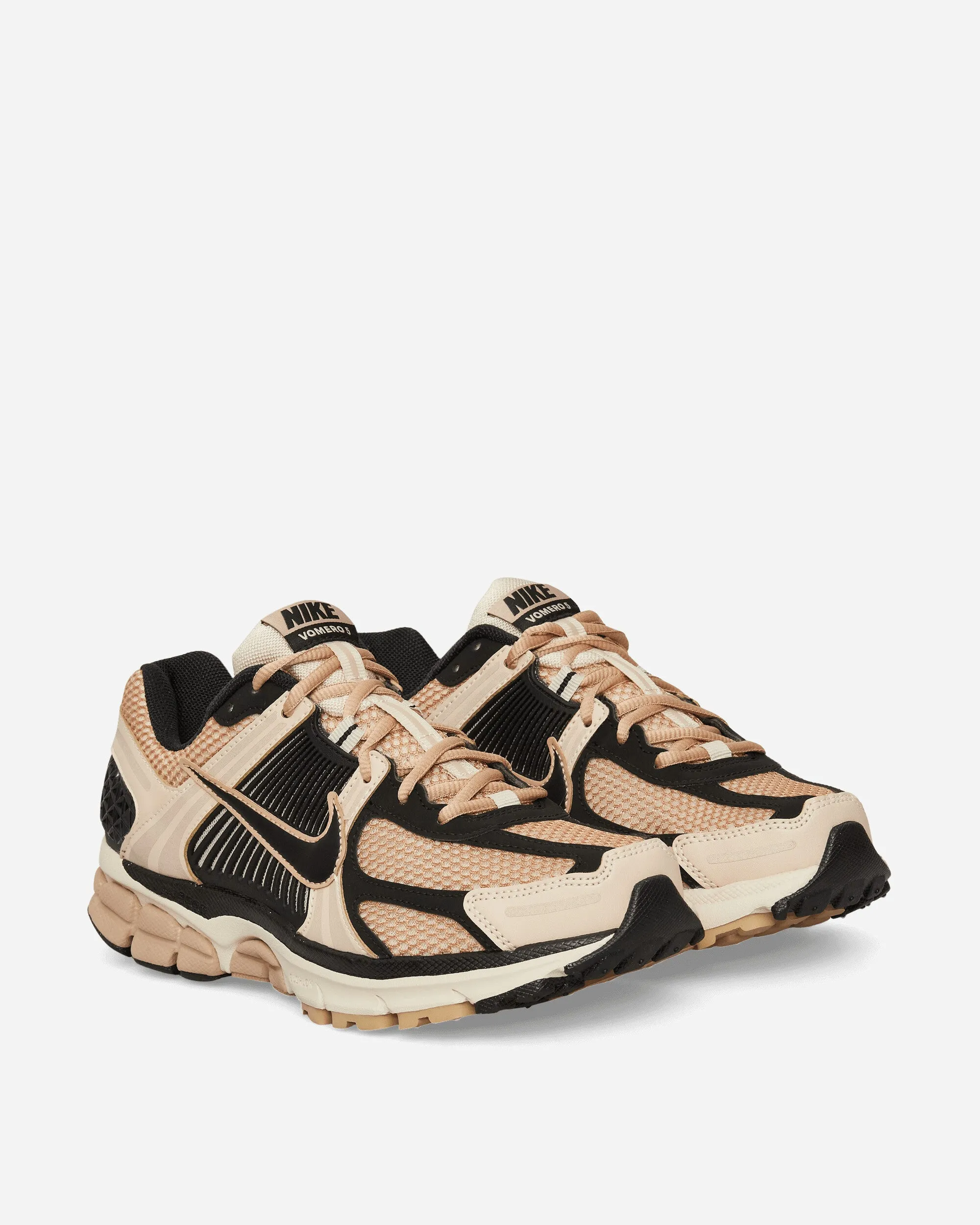 Women's Zoom Vomero 5 Sneakers Sanddrift / Black / Hemp Heel Lock Technology