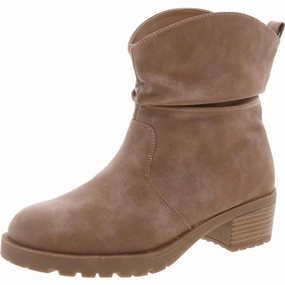 Womens Block Heel Faux Leather Chelsea Boots Supportive sole Built For Comfort