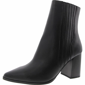 Compact Build Stable Support Urban Commute Womens Block Heel Man Made Ankle Boots