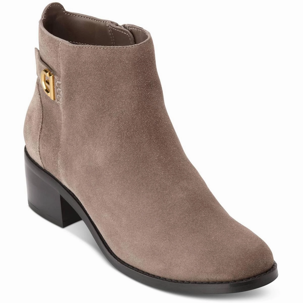 Shock Absorbing Mountain Hike Flexible Material Womens Block Heel Man Made Ankle Boots