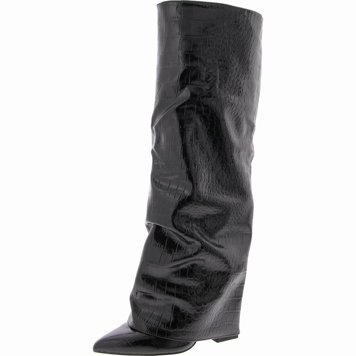 High Traction Weekend Wanderer Womens Covered Heel Heels Over-The-Knee Boots