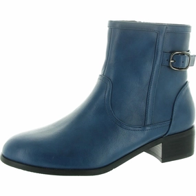 Padded Liner Womens Double Zipper Man Made Ankle Boots