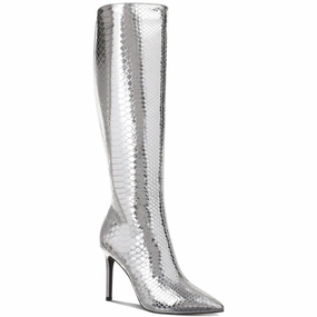 Womens Extra Wide Calf Faux Leather Knee-High Boots Business Meeting Animal Spot