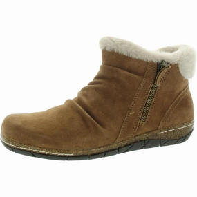 Travel Friendly Padded Interior Work Commute Womens Faux Fur Booties