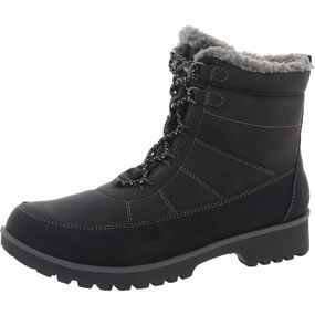 Fashion Utility Womens Faux Fur Faux Leather Winter & Snow Boots