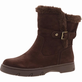 Seamless Style Womens Faux Fur Lined Faux Fur Shearling Boots