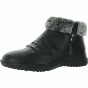 Womens Faux Fur Lined Man Made Booties Running Comfort