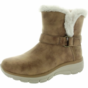 Work Approved Womens Faux Fur Lined Mid-Calf Boots