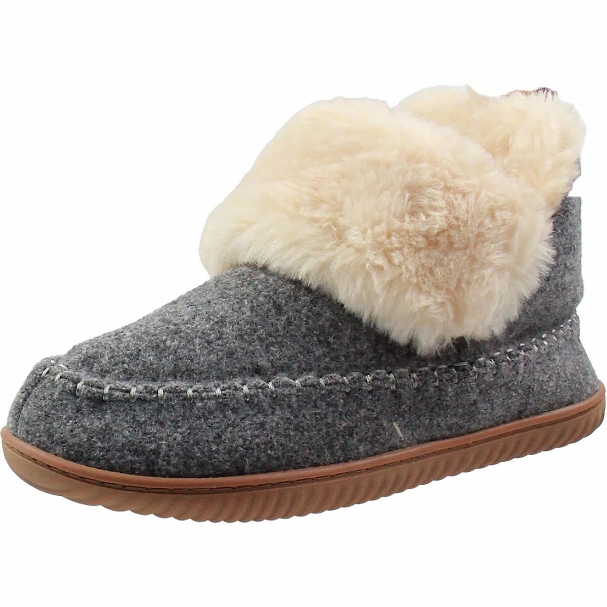 Womens Faux Suede Slip On Booties Athletic Wear Strong Mood