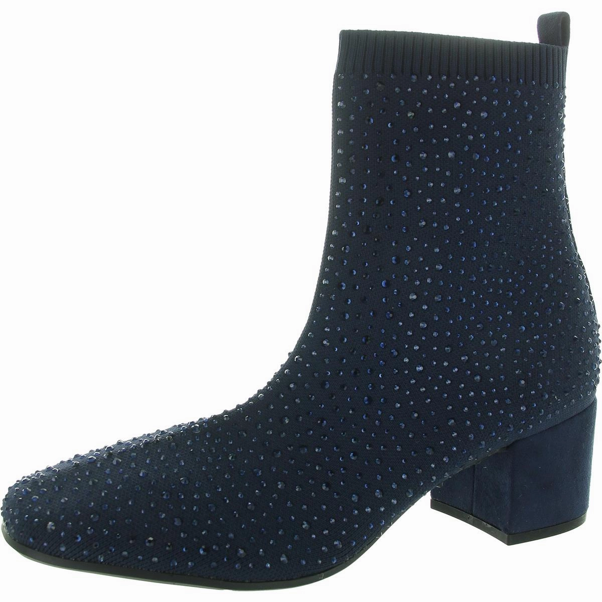 Quiet Chic Womens Jeweled Man Made Mid-Calf Boots
