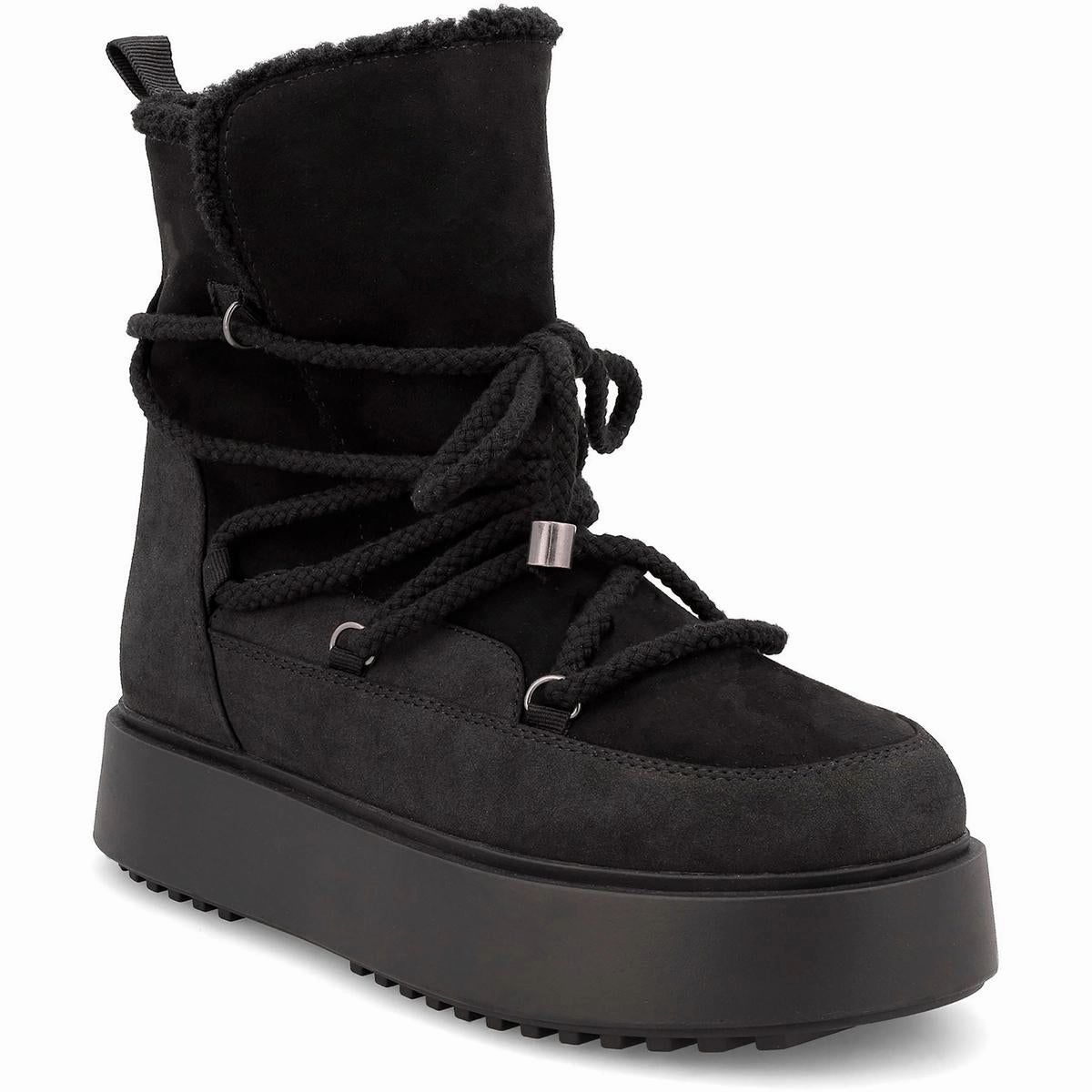 Womens Lace-Up Faux Suede Booties Urban Explorer Sturdy sole