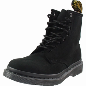Womens Lace-Up Nubuck Ankle Boots Eco Material Cold Climate