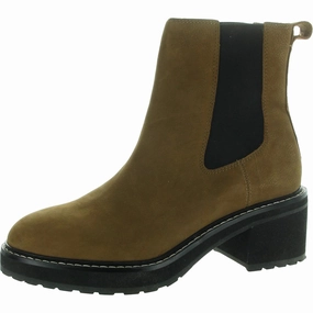 Womens Leather Chelsea Boots Businessman Rugged Built River Crossing