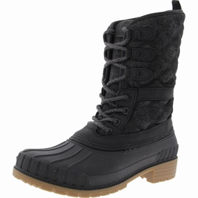 Cushioned Step Trail Exploration Womens Lugged Sole Wool Winter & Snow Boots