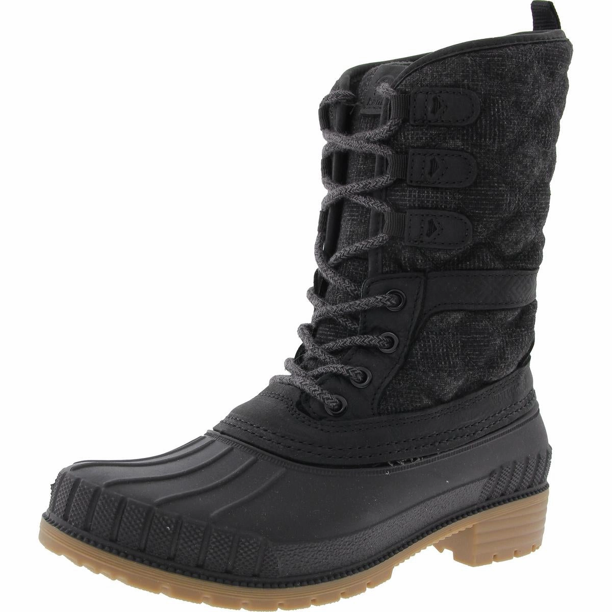 Cushioned Step Trail Exploration Womens Lugged Sole Wool Winter & Snow Boots