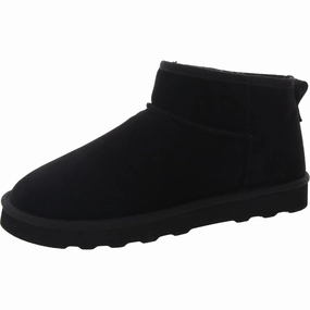All Weather Urban Commute Zip   Up Design Womens Padded Insole Faux Suede Shearling Boots